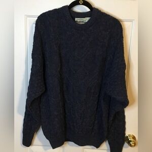 Men’s Aran Crafts Irish Wool Sweater Sz XXL